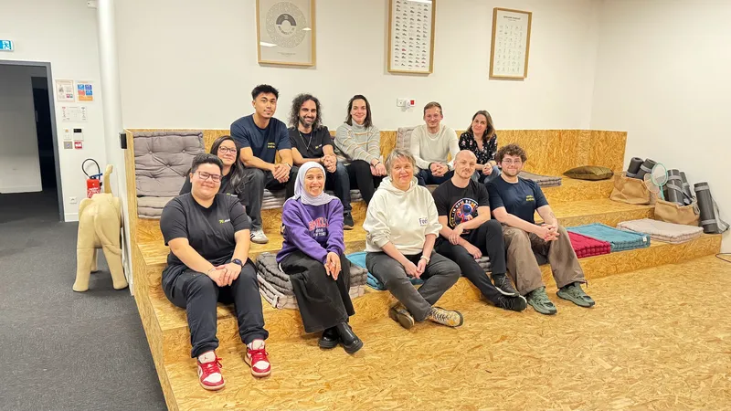 11 organizers and volunteers of the Fork it! For Kids event