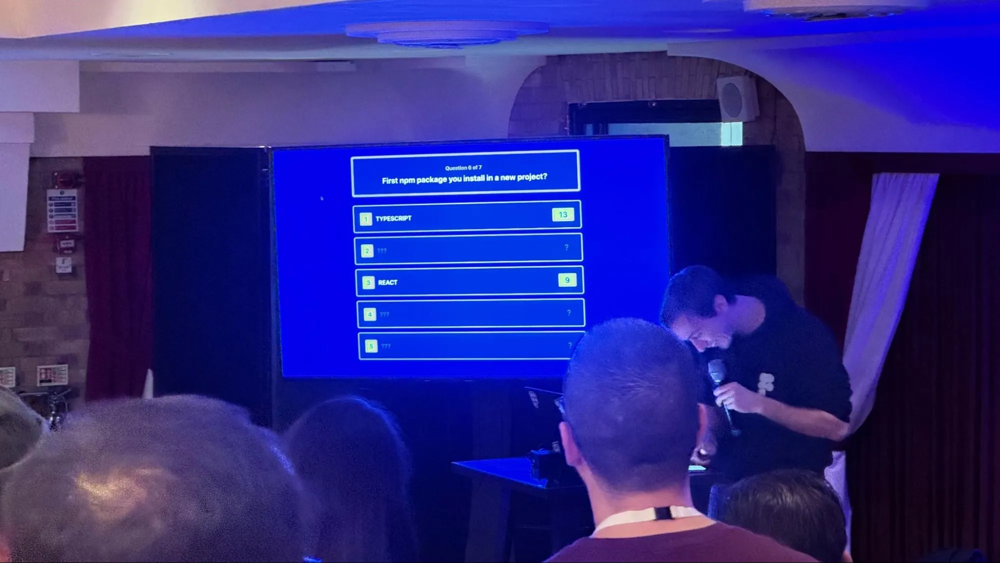 Pub Quiz at React Advanced London