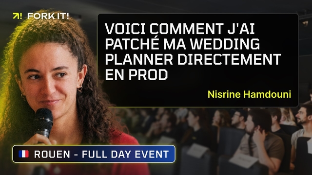 Je me marie dans un mois : voici comment j'ai patché l'organisation de ma Wedding Planner directement en prod