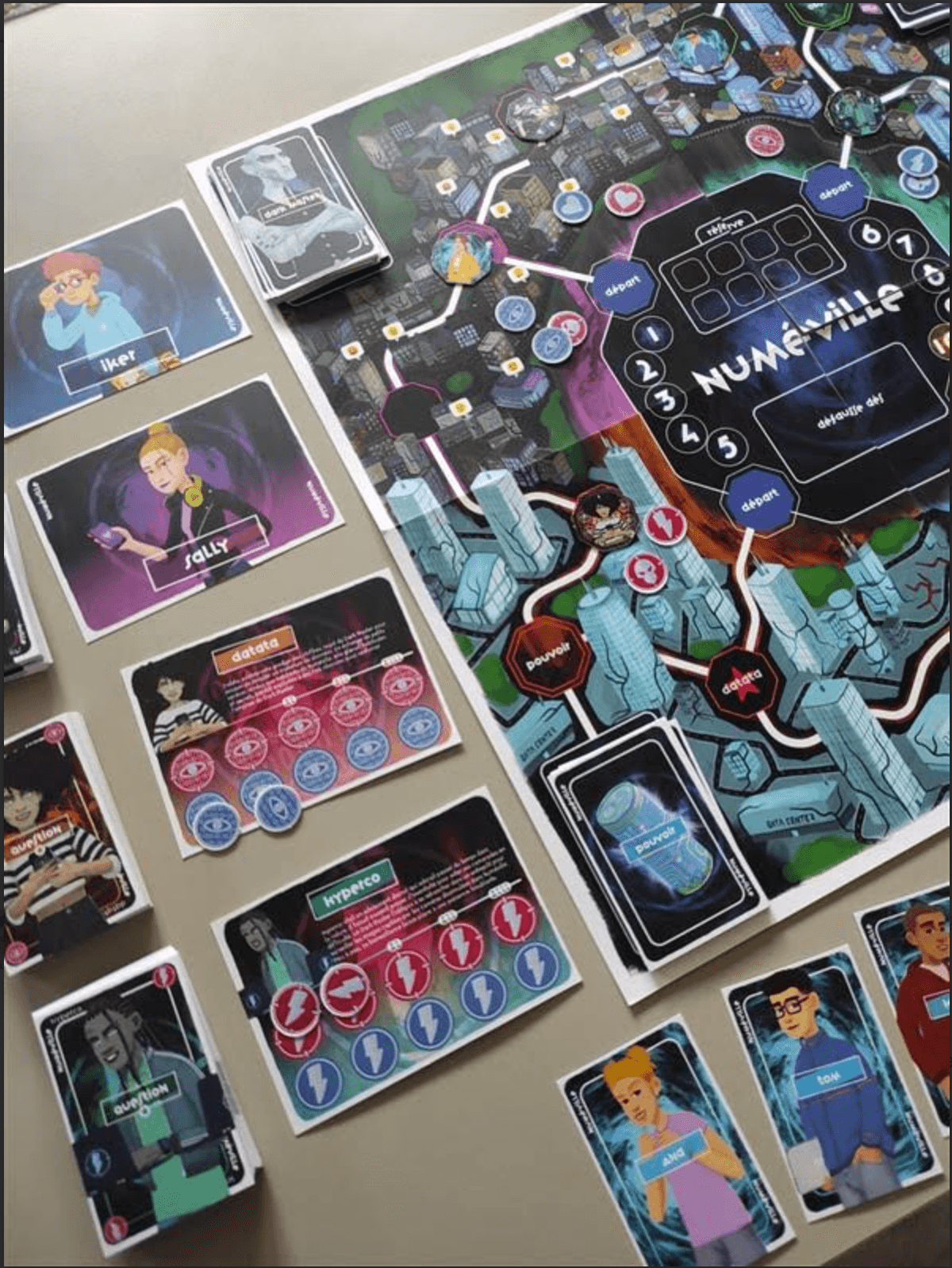 Plateau du jeu Numéville